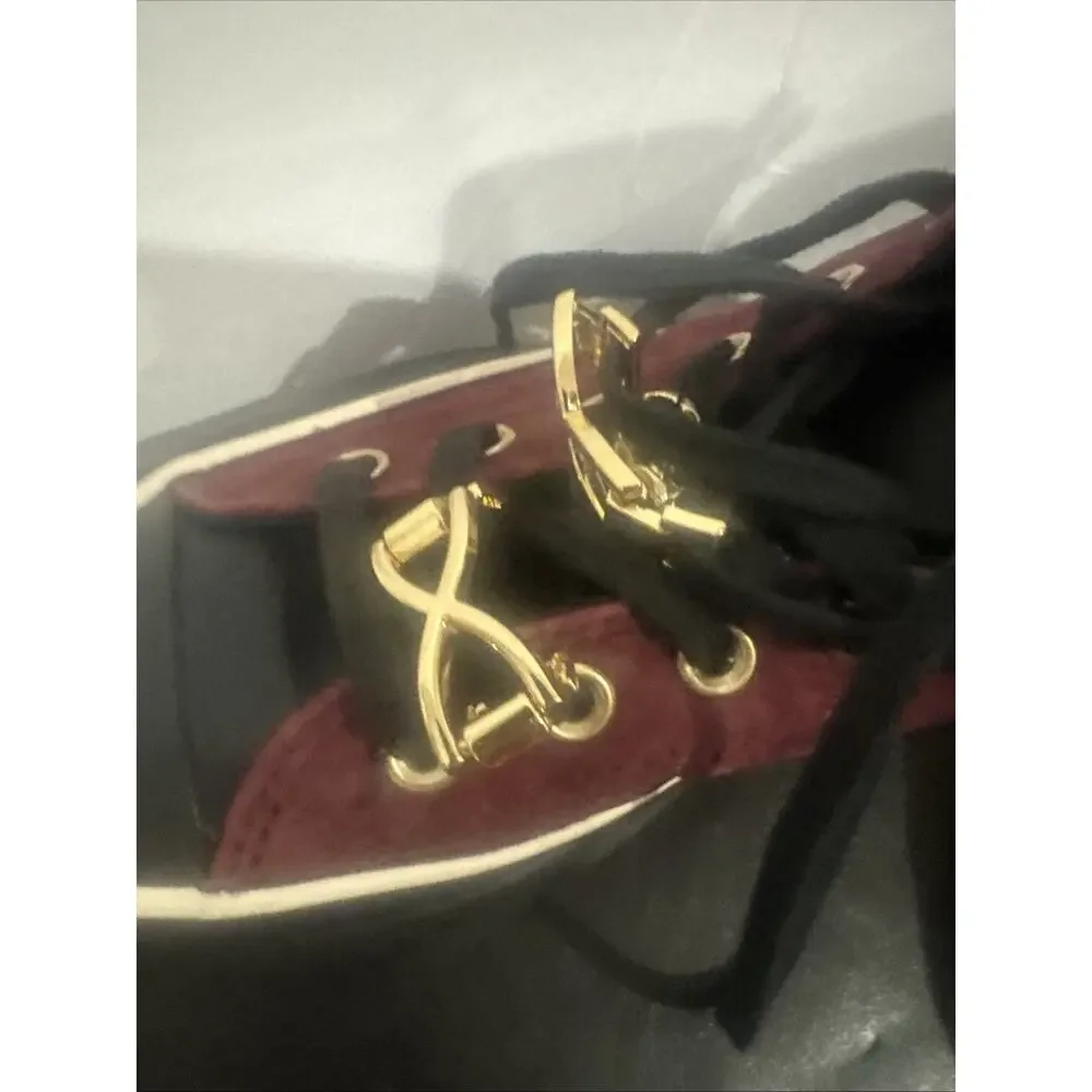 Converse 573065C Chuck Taylor All Star Lugged Burgundy Suede Womens 9.5